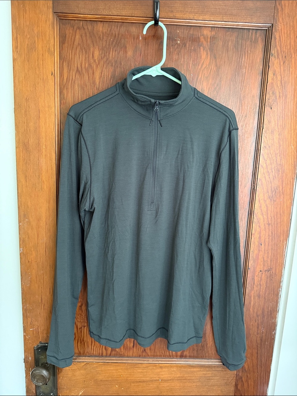 Proof 72-Hour Merino UPF Quarter-Zip - Grey, Size M